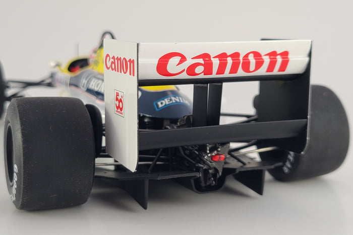 Williams FW11B (1987 British Grand Prix Winner) | 1:18 Scale Model Car by Spark | Rear Detail