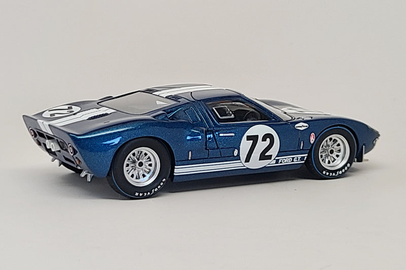 Ford GT40 (3rd Place, 1965 Daytona Continental) | 1:43 Scale Model Car by Spark | Rear Quarter