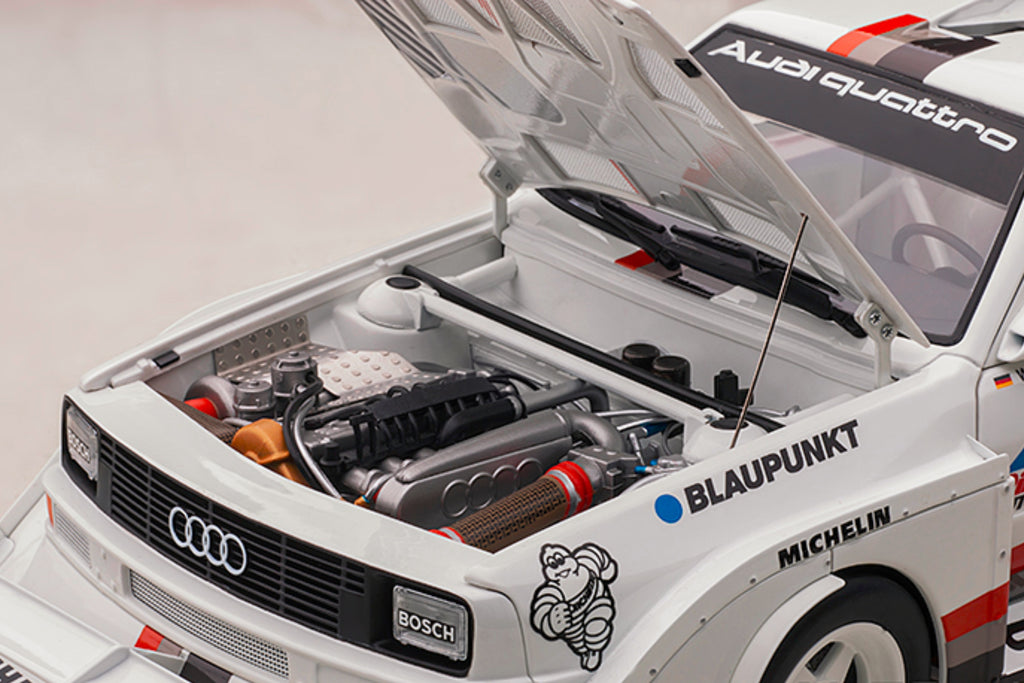 ★1/87 herpa / Audi Sport quattro S1 Pikes Peak 1987 Audi Quattro #4 Rally Portugal 1⁄87 (HO) Diecast Model Car by