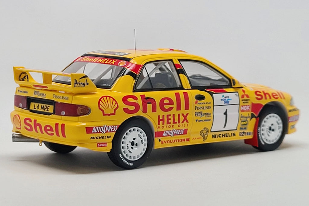 Mitsubishi Lancer Evolution (1995 Rally Finland Winner) - 1:43 Scale Model  Car by Spark
