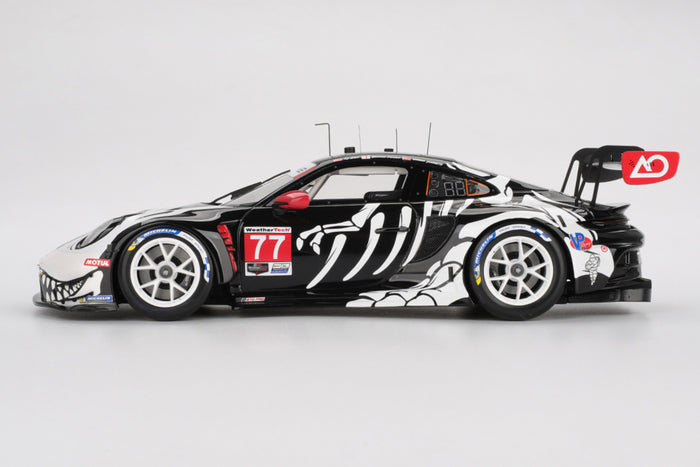 Porsche 911 GT3R (AO Racing #77 2025 Petit Le Mans) | 1:18 Scale Model Car by TopSpeed | Profile View