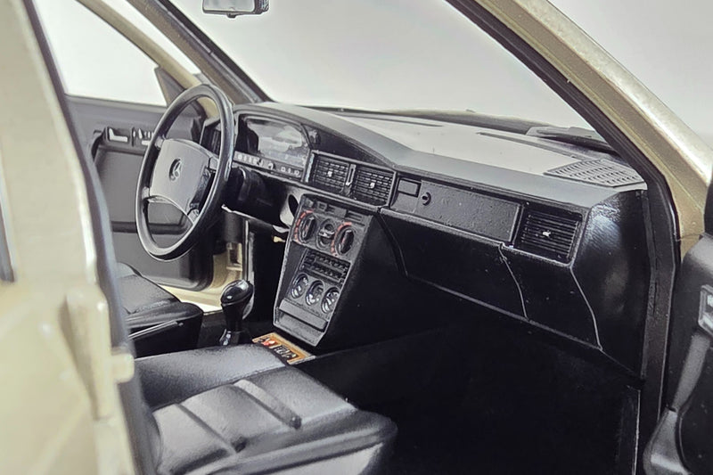 Mercedes-Benz 190E 2.3-16 | 1:18 Scale Diecast Model Car by Norev | Passenger Side Interior Detail