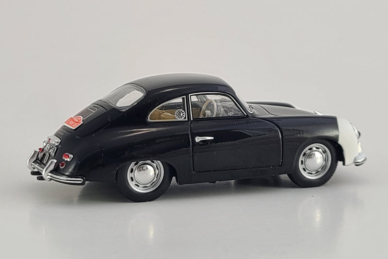 Porsche 356 1500 Pre-A Coupe (1953 Monte Carlo Rally) | 1:43 Scale Model Car by Spark | Rear Quarter