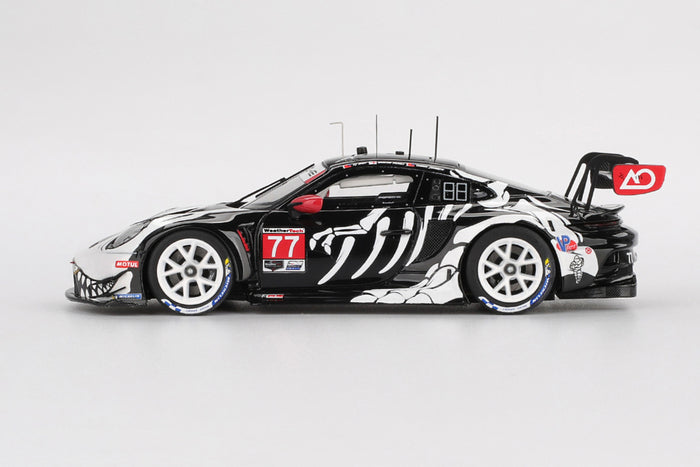 Porsche 911 GT3R (AO Racing #77 Petit Le Mans 2025) | 1:43 Scale Model Car by TSM | Profile View