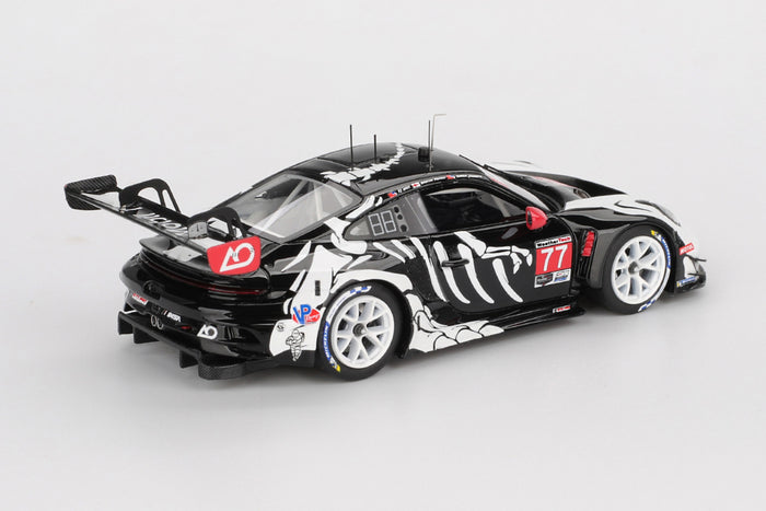 Porsche 911 GT3R (AO Racing #77 Petit Le Mans 2025) | 1:43 Scale Model Car by TSM | Rear Quarter