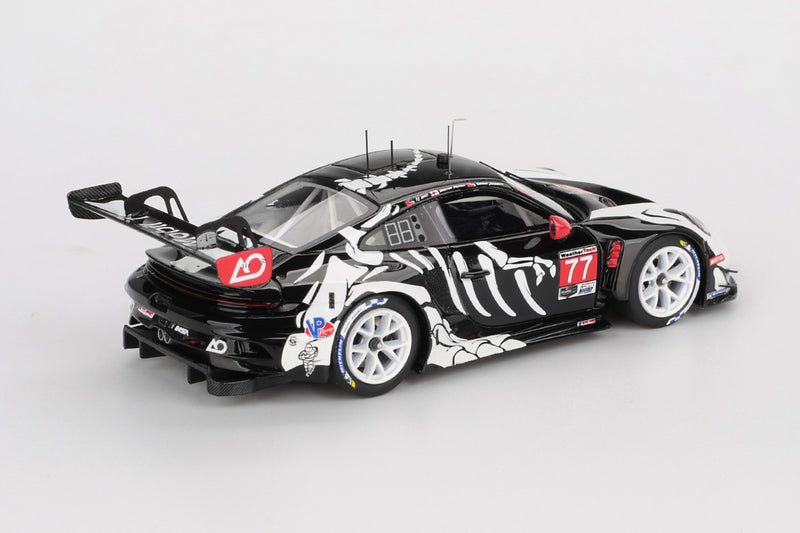 Porsche 911 GT3R (AO Racing #77 Petit Le Mans 2025) | 1:43 Scale Model Car by TSM | Rear Quarter