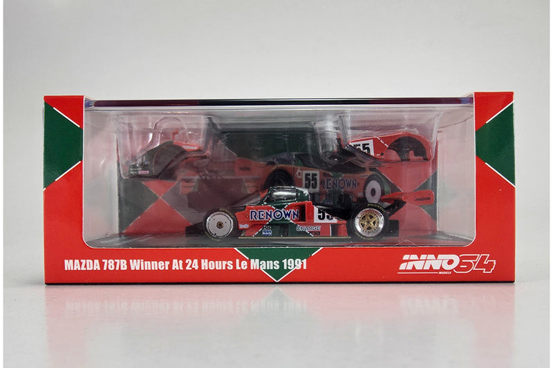 1:64 scale model Mazda 787B (1991 Le Mans Winner) by INNO64 | Original Packaging