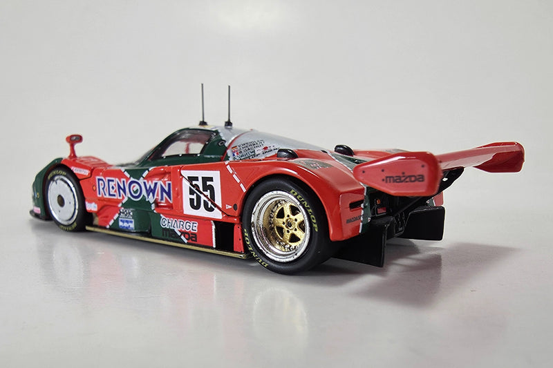 1:64 scale model Mazda 787B (1991 Le Mans Winner) by INNO64 | Rear Quarter View