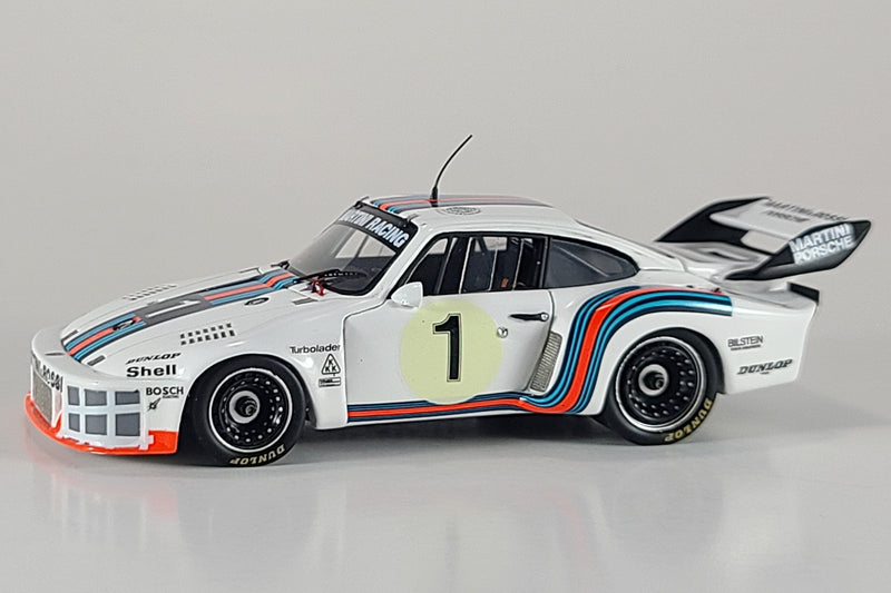 Porsche 935 (1977 Daytona 24 Hours) | 1:43 Scale Model Car by Spark | Front Quarter