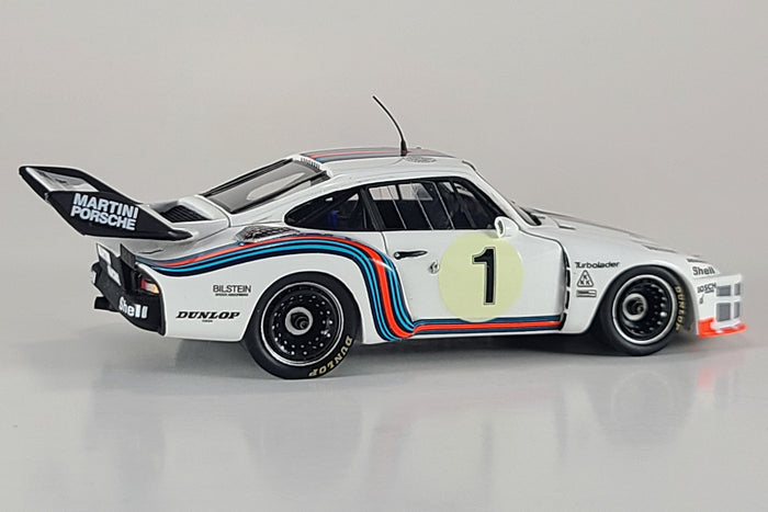 Porsche 935 (1977 Daytona 24 Hours) | 1:43 Scale Model Car by Spark | Rear Quarter