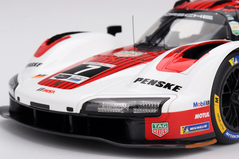 1:18 scale model Porsche 963 (2026 Daytona 24 Hours Winner) by TopSpeed | Front Detail