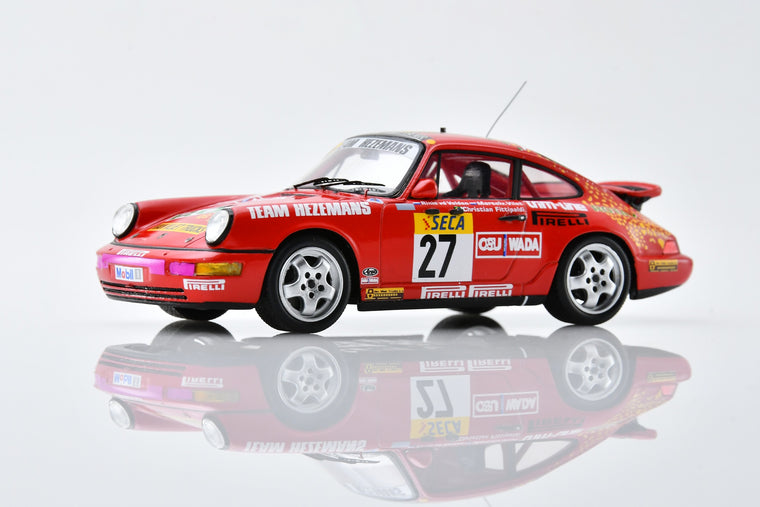 Porsche 911 Carrera 2 (1991 Spa 24 Hours, Team Hezemans #27) - 1:43 Scale Model Car by Spark