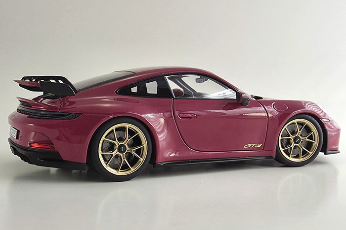 Porsche 911 GT3 (992) | 1:18 Scale Diecast Model Car by Norev | Rear Quarter