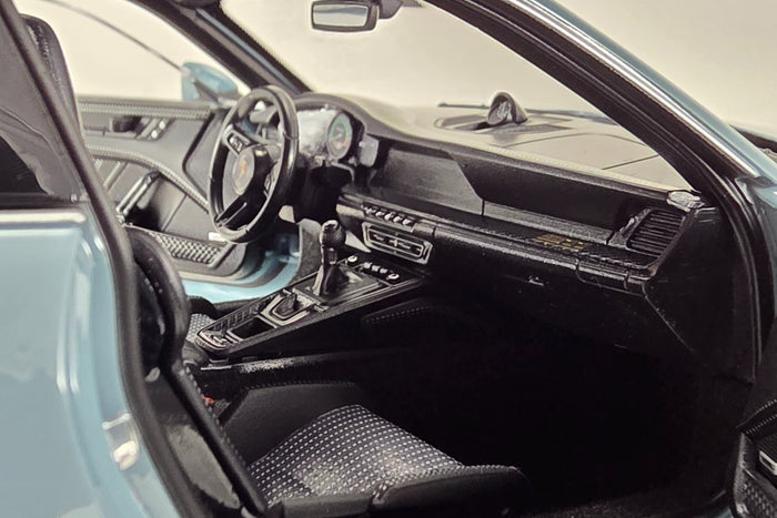 Porsche 911 S/T (2023) | 1:18 Scale Diecast Model Car by Norev | Passenger Side Interior Detail