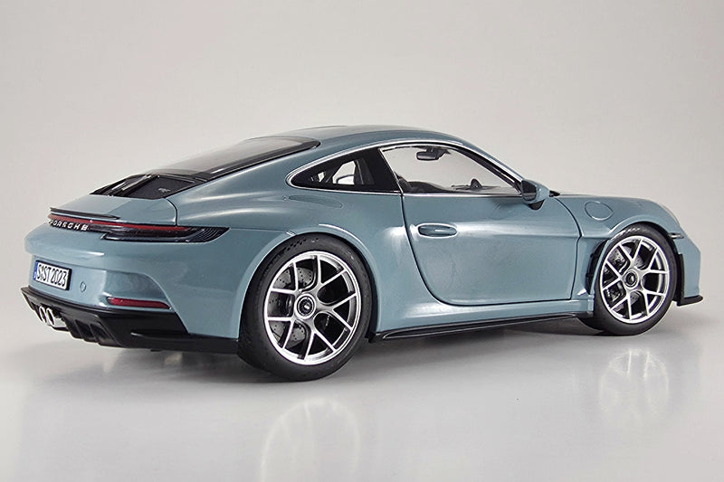 Porsche 911 S/T (2023) | 1:18 Scale Diecast Model Car by Norev | Rear Quarter