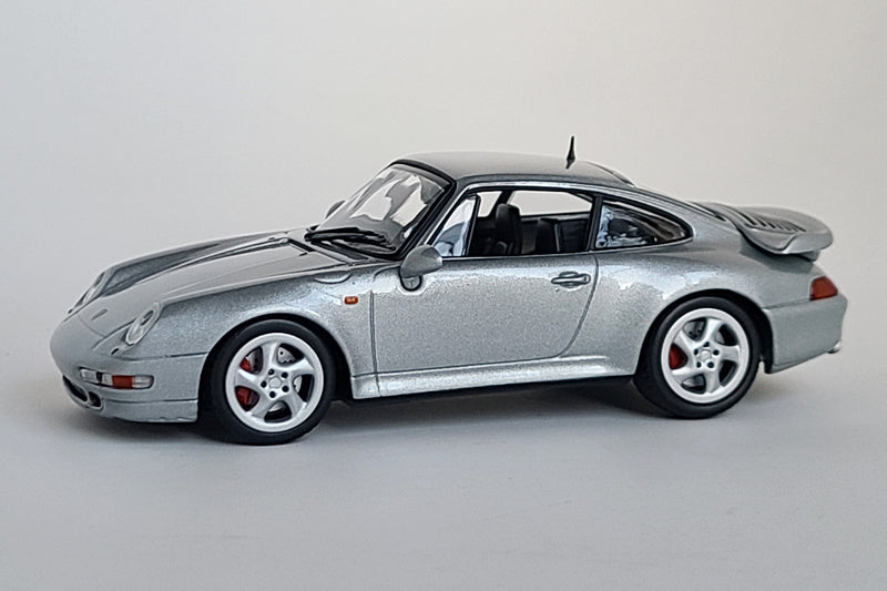 Porsche 993 Twin Turbo | 1:43 Scale Diecast Model Car by Maxichamps | Front Quarter