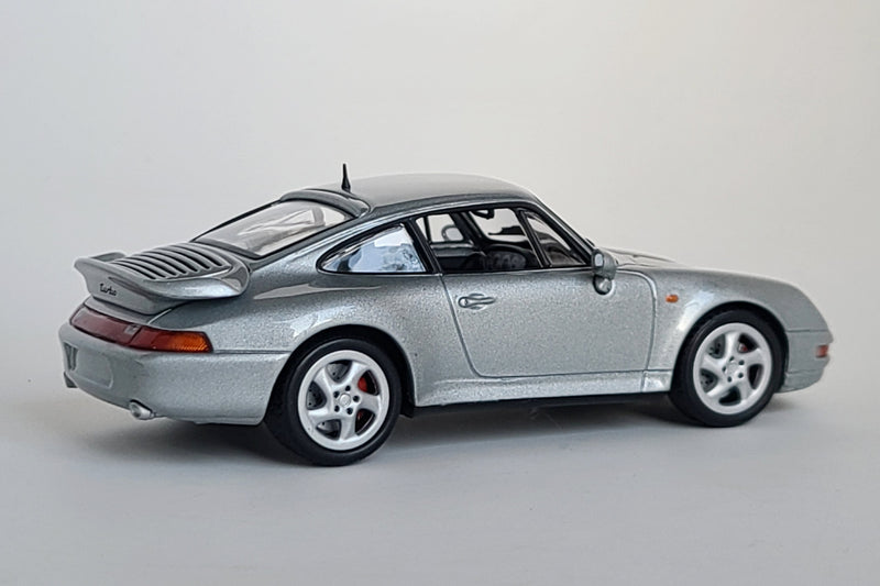 Porsche 993 Twin Turbo | 1:43 Scale Diecast Model Car by Maxichamps | Rear Quarter