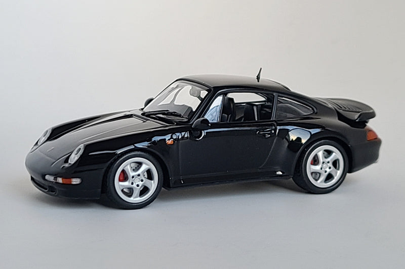 Porsche 993 Twin Turbo | 1:43 Scale Diecast Model Car by Maxichamps | Black Variant