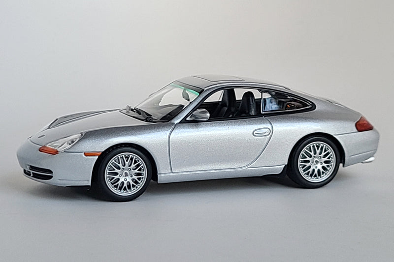 Porsche 996 Carrera | 1:43 Scale Diecast Model Car by Maxichamps | Front Quarter