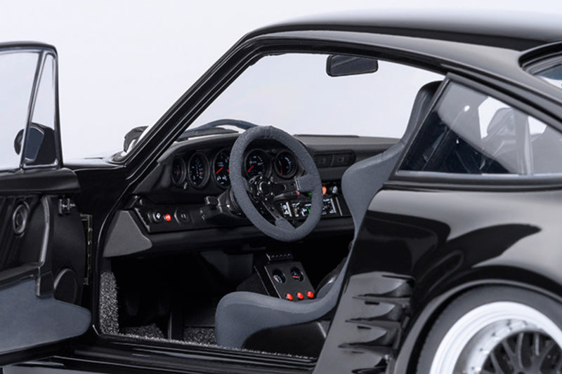 1:18 Scale Porsche 930 Turbo "Blackbird" (Wangan Midnight Comic Version #1) by AUTOart | Left Interior