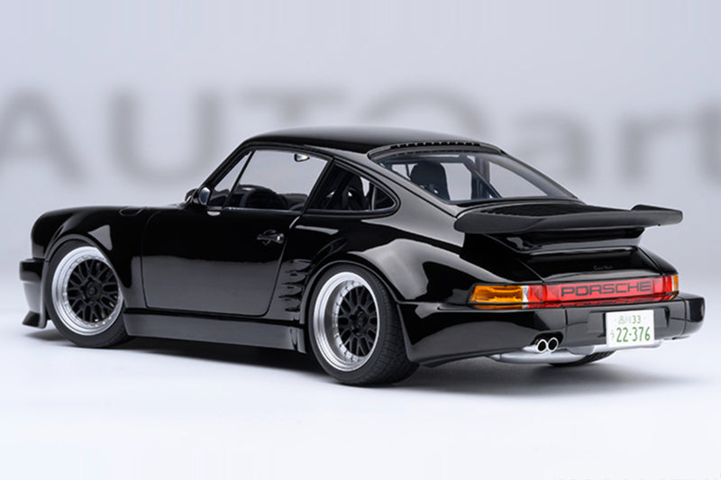 1:18 Scale Porsche 930 Turbo "Blackbird" (Wangan Midnight Comic Version #1) by AUTOart | Rear Quarter