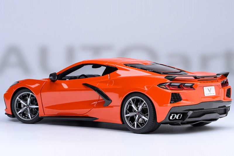 1:18 Scale Chevrolet Corvette Stingray Z51 (C8) by AUTOart | Targa Top Affixed