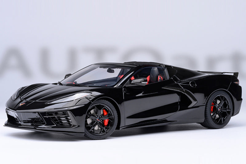 1:18 Scale Chevrolet Corvette Stingray Z51 (C8) by AUTOart | Black Variant
