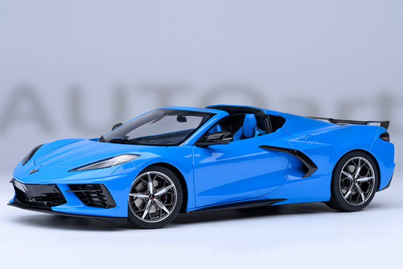 1:18 Scale Chevrolet Corvette Stingray Z51 (C8) by AUTOart | Rapid Blue Variant