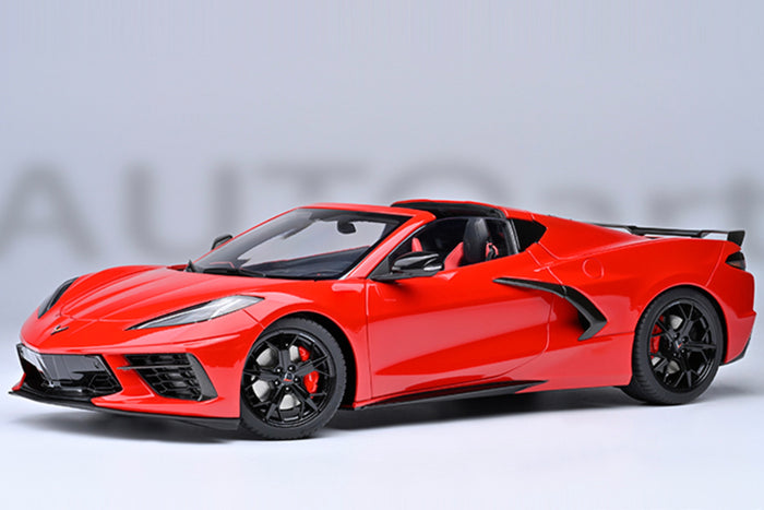 1:18 Scale Chevrolet Corvette Stingray Z51 (C8) by AUTOart | Torch Red Variant