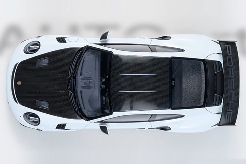 1:18 Scale Porsche 911 GT3 RS Weissach Package by AUTOart | Overhead View