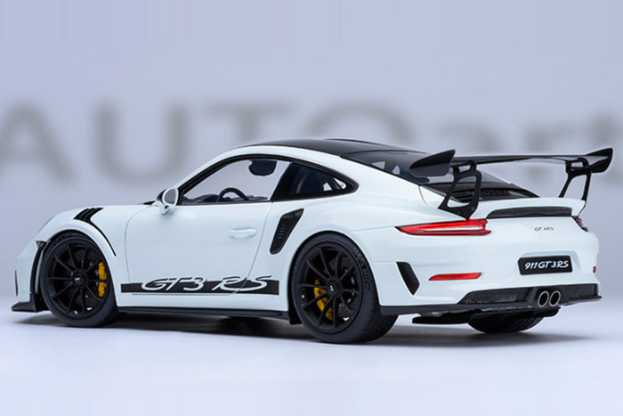 1:18 Scale Porsche 911 GT3 RS Weissach Package by AUTOart | Rear Quarter