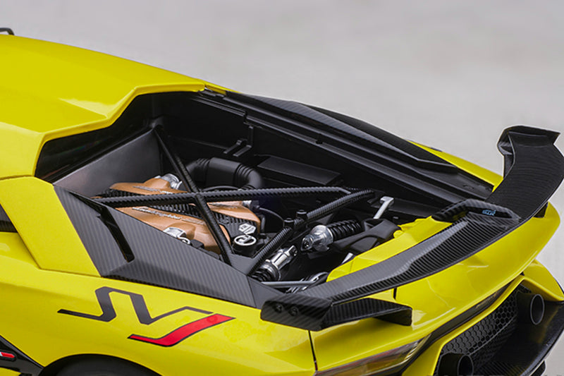 1:18 Scale Lamborghini Aventador SVJ by AUTOart | Engine Detail