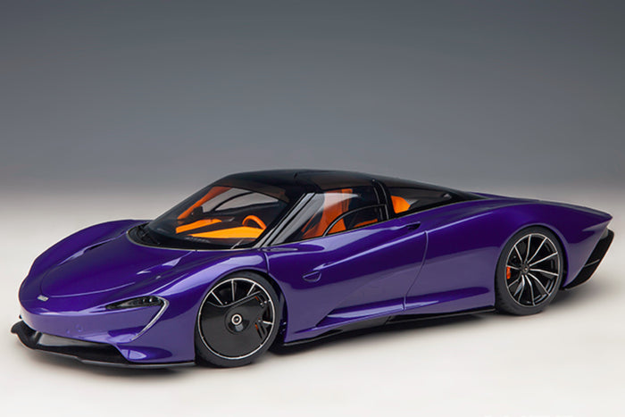 McLaren Speedtail | 1:18 Scale Model Car by AUTOart | Lantana Purple