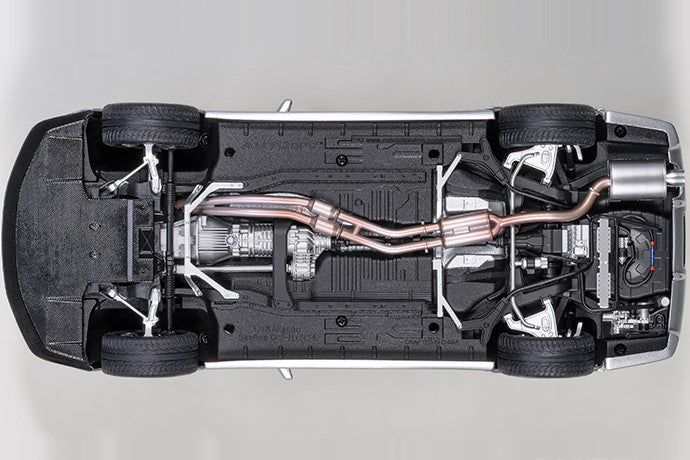 Nissan Skyline GT-R Z Tune (R34) | 1:18 Scale Model Car by AUTOart | Undercarriage