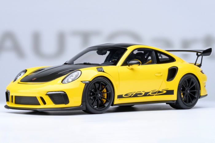1:18 Scale Porsche 911 GT3 RS Weissach Package by AUTOart | Racing Yellow Variant
