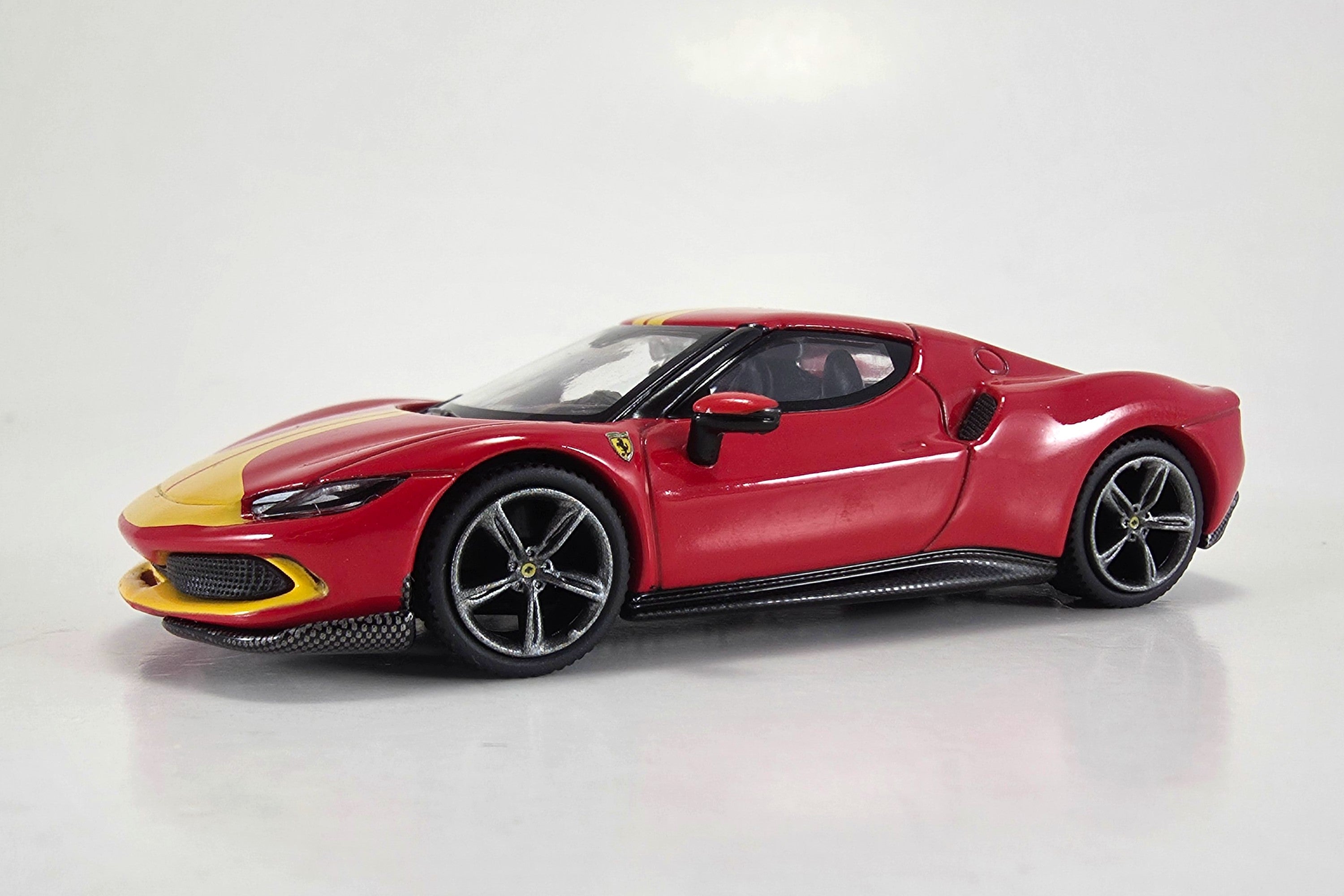 1:64 scale diecast Ferrari 296 GTB by BBR | Left Front Quarter