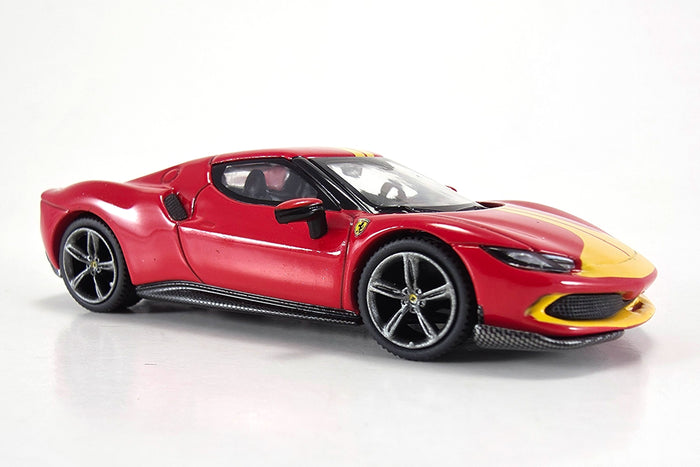 1:64 scale diecast Ferrari 296 GTB by BBR | Right Front Quarter