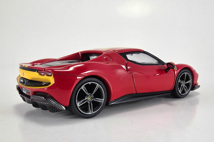 1:64 scale diecast Ferrari 296 GTB by BBR | Right Rear Quarter