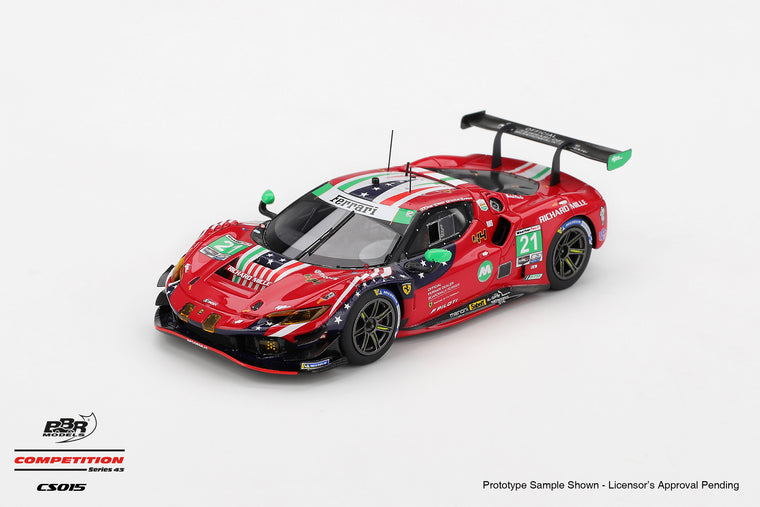 Ferrari 296 GT3 (AF Corse #21 - 2025 Daytona 24 Hours) - 1:43 Scale Model Car by BBR
