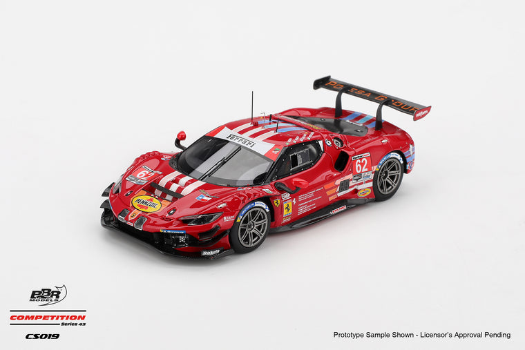 Ferrari 296 GT3 (Risi Competizione #62 - 2024 Daytona 24 Hours) - 1:43 Scale Model Car by BBR