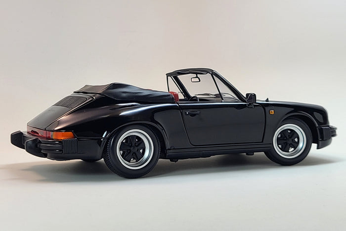 Porsche 911 Carrera 3.2 Cabriolet | 1:18 Scale Diecast Model Car by Minichamps | Rear Quarter