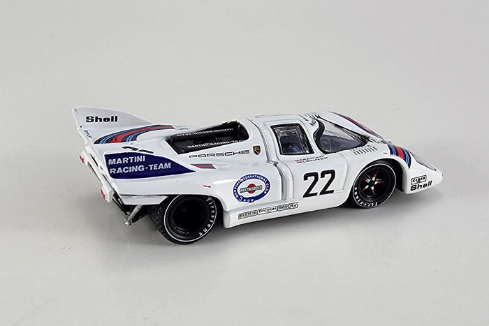 Porsche 917K (1971 Le Mans Winner) | 1:64 Scale Diecast Model Car by Curitiba (Tarmac Works) | Rear Quarter
