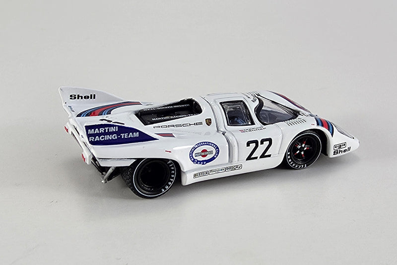 Porsche 917K (1971 Le Mans Winner) | 1:64 Scale Diecast Model Car by Curitiba (Tarmac Works) | Rear Quarter