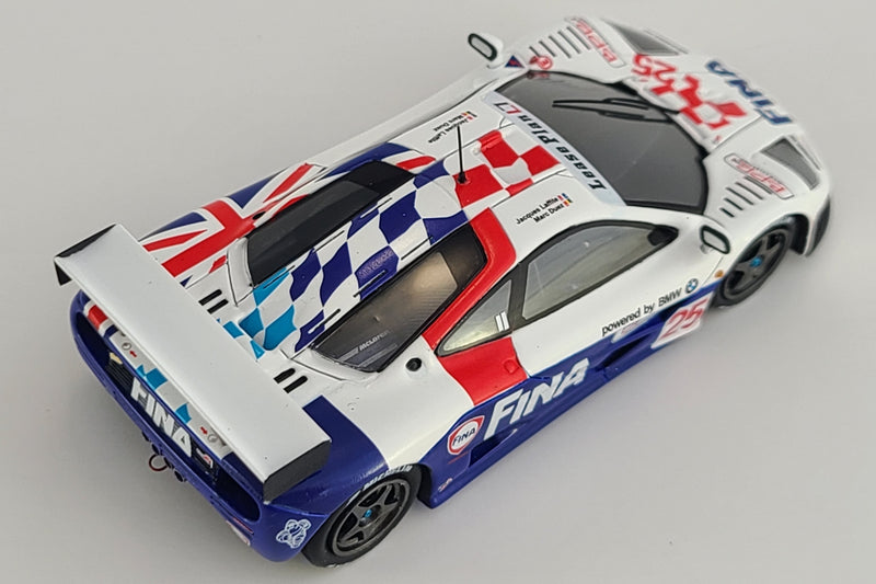 McLaren F1 GTR (Team Bigazzi, 1996 BPR Silverstone) | 1:43 Scale Model Car by Spark | Overhead View