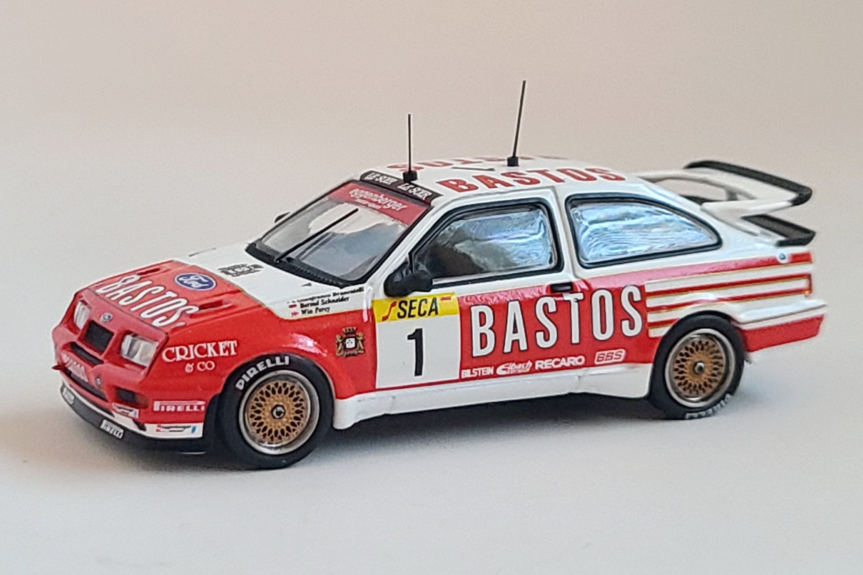 Ford Sierra RS500 Cosworth (1989 Spa 24 Hours Winner) | 1:64 Scale Premium Diecast Model Car by INNO64 | Front Quarter