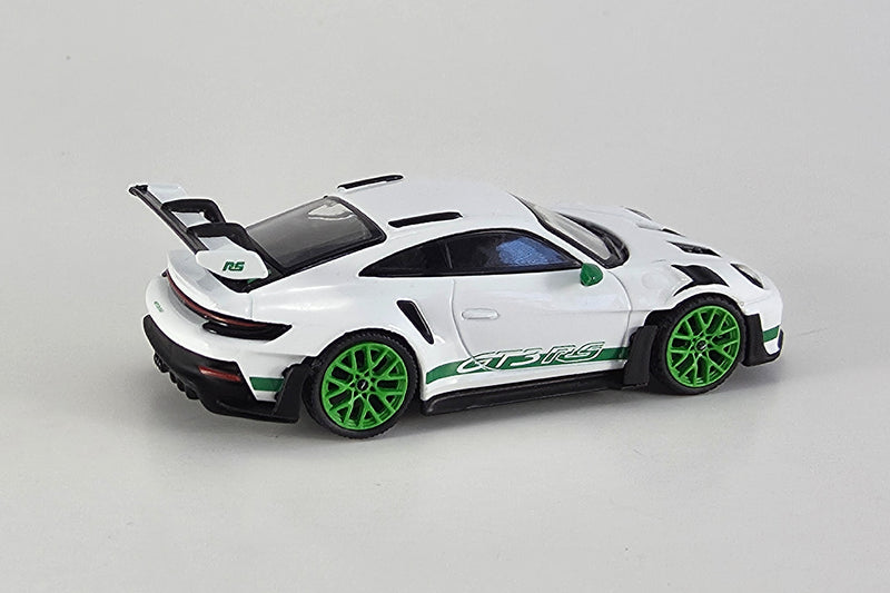Porsche 911 GT3 RS (Tribute to Carrera RS Package) | 1:64 Scale Diecast Model Car by Mini GT | Rear Quarter