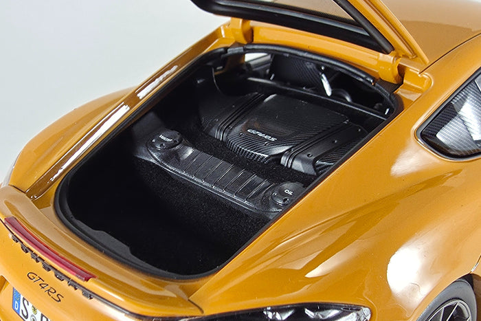Porsche Cayman GT4 RS (2023) | 1:18 Scale Diecast Model Car by Norev | Rear Detail