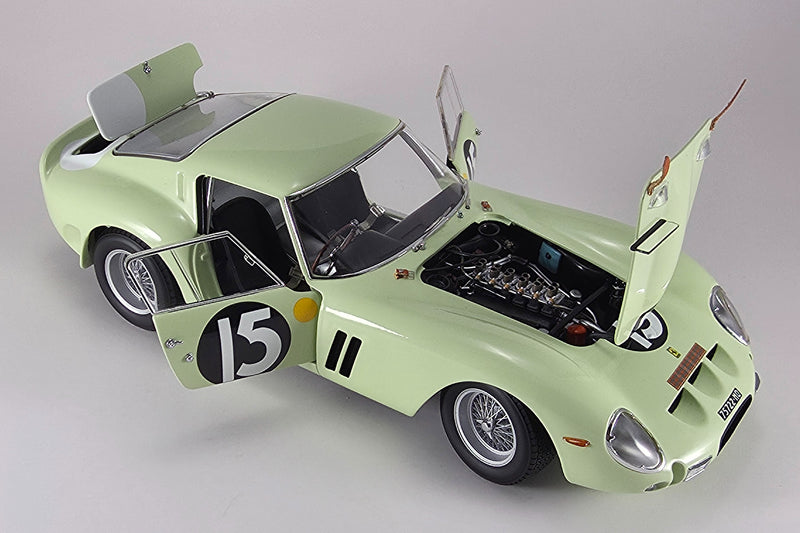 Ferrari 250 GTO (1962 Goodwood Trophy) | 1:18 Scale Diecast Model Car by Kyosho | Overhead View
