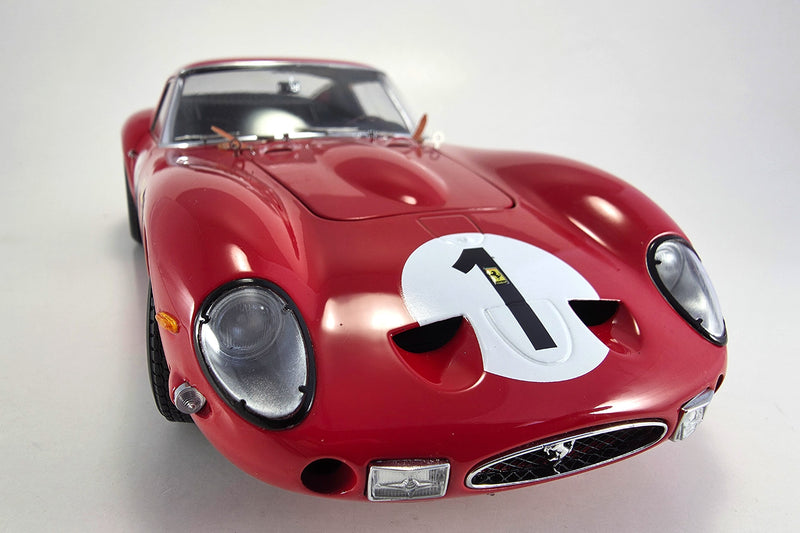 1:18 scale diecast Ferrari 250 GTO (1962 1000km Paris Winner) by Kyosho | Front Detail