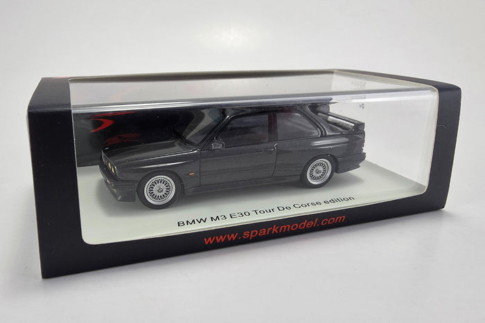 1:43-scale BMW M3 Tour de Corse (E30) by Spark Models | Factory Original Packaging